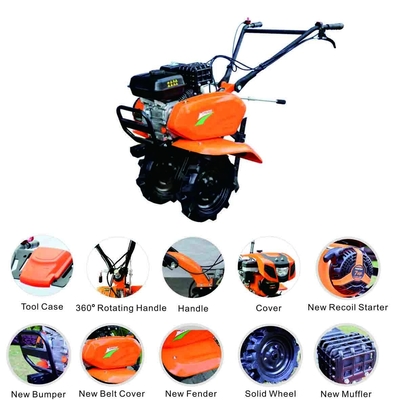 GT900-H Mini Power Belt Tiller comienzo de labranza del retroceso de la anchura de 600 - de 950m m