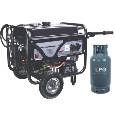 Gas eléctrico portátil 68db reservado del NG del gas del LPG del sistema de generador del combustible dual 2.2KVA