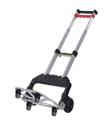 la carretilla plegable telescópica TPR del carro 68kg lleva para resistir la carretilla plegable del equipaje de la rueda