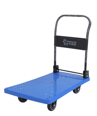 Pies plegables de la carretilla del carro del acuerdo durable 330KG que doblan las ruedas del poliuretano del sistema