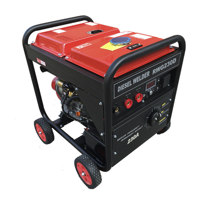 Generadores continuos de la soldadura al arco 230A generador DIESEL de 5,5 galones
