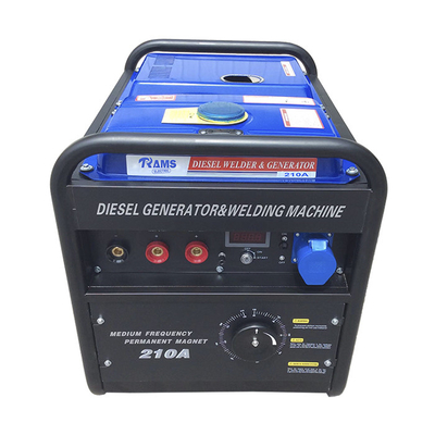 Corriente alternativa DIESEL de gasolina del depósito del generador portátil grande del arco 3kw 210 amperios