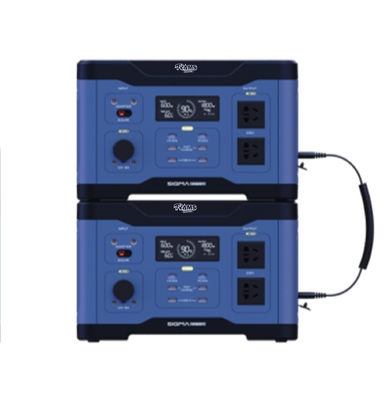 Central eléctrica al aire libre portátil de PD65W 600W mediados de con la exhibición dinámica del LCD