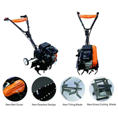 Motor de gasolina de la dislocación de GT400 Mini Power Belt Tiller 77ml