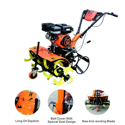 Retroceden GT620 Mini Power Belt Tiller anchura de labranza de 620 - de 860m m