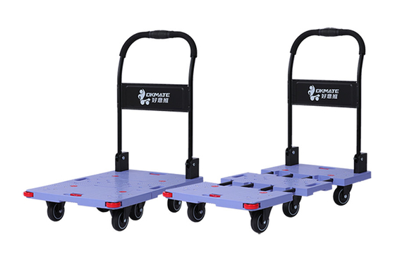 Cargamento que empuja manualmente 6 del echador de la carretilla plegable retractable del carro 400KG