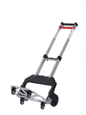 la carretilla plegable telescópica TPR del carro 68kg lleva para resistir la carretilla plegable del equipaje de la rueda