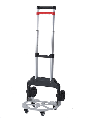 la carretilla plegable telescópica TPR del carro 68kg lleva para resistir la carretilla plegable del equipaje de la rueda