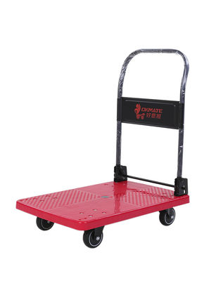 Pies plegables de la carretilla del carro del acuerdo durable 330KG que doblan las ruedas del poliuretano del sistema