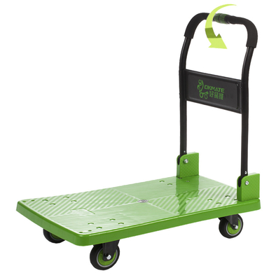 Lleve - 330KG la carretilla plegable resistente SILENCIOSA resistente Dolly Cart With Wheels