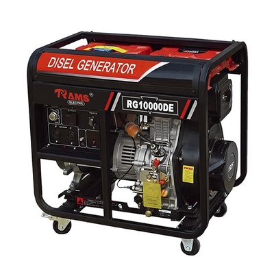 Vatios clasificados 15 de motor de HP del generador de poder de 60HZ 7kw 8500 diesel portátiles