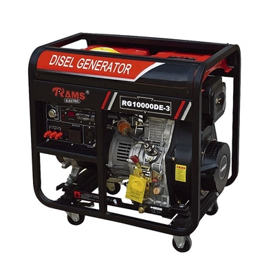 Vatios clasificados 15 de motor de HP del generador de poder de 60HZ 7kw 8500 diesel portátiles