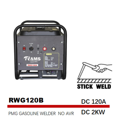 soldador portátil de gas Medium Frequency del arco de Generator 170F del soldador del palillo 160A