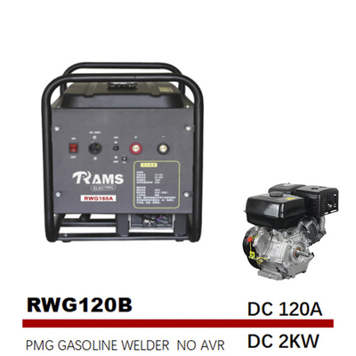 Tipo eléctrico de frecuencia media B del imán permanente del generador 120A de la gasolina 2kw