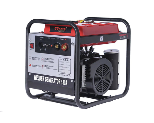 Soldadores portátiles de motor con gasolina de gas de Recoil Start SMAW del soldador de 50HZ 130A