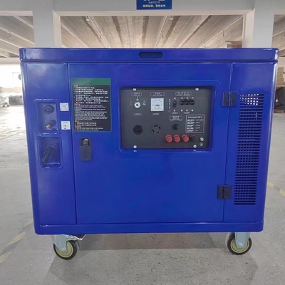 generador de poder silencioso portátil de 220V 110V 120V 7.5kw con el toldo de la prueba de los sonidos