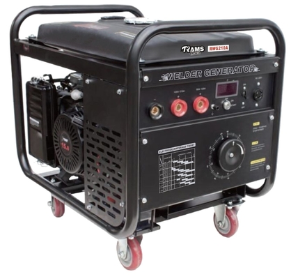 Motor de la gasolina 15HP del generador de la soldadura de arco voltaico de RWG210AC 210A