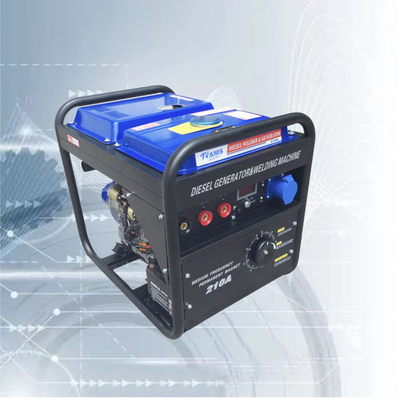 Comienzo eléctrico de soldadura diesel de los generadores 210A GTAW del imán permanente del PMG